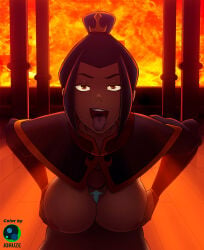1boy 1girls aang areola areolae avatar_legends avatar_the_last_airbender azula big_breasts breasts crown_braid erection female joruze male male_pov nickelodeon nipples open_mouth paizuri penis pov sidelocks tongue tongue_out