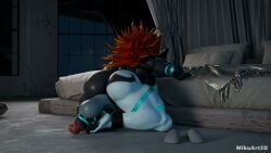 3d animated animation balls ballsack big_ass big_balls big_breasts big_penis curvy feet foot_play footjob futa_only futanari masturbation midna mikuart muscular penis solo sound sound_effects tagme twili video video_games zelda_(twilight_princess)