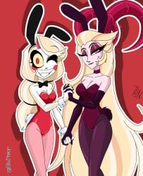 bunny_girl charlie_morningstar_(hazbin_hotel) jose_yvgpi8 josetolleres2 lilith_morningstar_(hazbin_hotel) tagme