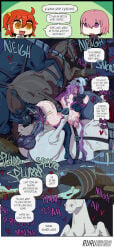 anal anal_penetration animal_genitalia animal_penis anus balls bestiality big_breasts big_nipples bite_mark bodily_fluids breasts brown_body brown_fur bucket chibi clothing comic container cum dialogue english_description english_text equid equine equine_genitalia equine_penis erect_nipples fate_(series) female female_human female_on_feral female_penetrated female_rimming_male feral feral_penetrating feral_penetrating_female feral_penetrating_human fur gangbang genital_fluids genitals grey_body grey_fur group group_sex gudako_(fate) hair half-closed_eyes heart_symbol hi_res horse huge_breasts human human_on_feral human_penetrated infidelity interspecies legwear long_hair looking_at_another looking_back male male/female male_feral male_on_human male_penetrating male_penetrating_female male_penetrating_human mammal mash_kyrielight medium_hair medusa_(fate) mythological_creature mythological_equine mythology narrowed_eyes naughty_face nipples open_mouth orange_eyes pegasus penetration penis puffy_anus purple_eyes purple_hair red_hair rimming_male rough_sex rururaida sex smile speech_bubble text thigh_highs triple_anal triple_penetration type-moon vein veiny_breasts white_body white_fur wings