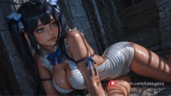 ahoge ai_generated anime aroused beautiful big_ass big_breasts boobs booty breasts busty cleavage curvy cute danmachi fanart female fit fit_body fit_female goddess hestia_(danmachi) highres hot is_it_wrong_to_try_to_pick_up_girls_in_a_dungeon kneeling large_ass large_breasts long_legs minidress naked nude on_all_fours patreon puffy_lips puffy_nipples round_ass round_breasts round_butt sex sexy slim_waist squeezing thick_ass thick_thighs twintails waifu wallpaper wet wet_body wet_pussy wide_hips