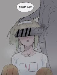 1femboy 2boys androgynous anon anonymous_male blonde_hair blush blushing bob_cut censored cheerleader cock_in_face cock_over_eyes femboy femboysub feminine_faced_male feminine_male gay gay_sex good_boy hand_on_head head_grab imminent_fellatio imminent_sex instanttnoodle lio_fotia looking_at_penis male_cheerleader nosebleed penis petite petite_body petite_male pom_poms praise promare short_hair short_male size_difference slim slim_male slim_waist thin_waist twink yaoi