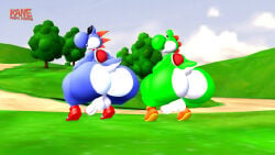 3d_(artwork) anthro balls big_butt boshi butt clothing collar digital_media_(artwork) dinosaur duo eyewear femboy footwear gay gay_anal genitals grass grass_field hi_res homosexual homosexual_male kanebrentkoopa male male/male male_focus male_only male_penetrated mario_bros nintendo nude penis plant prehistoric_species rear_view reptile romantic romantic_couple saddle scalie shoes source_filmmaker_(artwork) spiked_collar spikes squats squatting_pose sunglasses super_mario_rpg_legend_of_the_seven_stars thick_thighs tree wide_hips yoshi yoshi_(character)