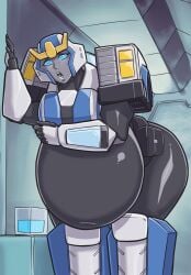 1girls belly_expansion big_belly bloated_belly donut_doodles huge_belly robot robot_girl solo solo_female strongarm_(transformers) stuffed_belly stuffing tagme transformers transformers_robots_in_disguise_(2015)
