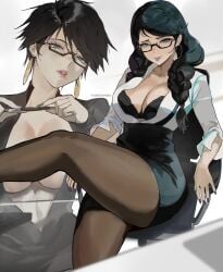 bayonetta (character) from bayonetta by ongjolpark