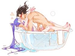 ao_bing bath gay gay_sex kissing long_hair male/male male_only ne_zha ne_zha_(2019) ne_zha_(films) ne_zha_2_(2025) skinny