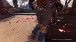 1080p 1girls adult_female ass_cheeks back_view bubble_ass capcom cherry_blossoms commission_(armor) curvaceous dat_ass_need_more_r34 demonlord_(armor) elizabeth_(huntress) female female_focus game_screenshot hunter_(monster_hunter) in_game indoors knife leather_pants long_hair long_sword_(mh) longsword low-angle_view lower_body mature_female monster_hunter monster_hunter_(character) monster_hunter_(series) monster_hunter_wilds monster_hunter_world no_panties_under_leggings official_style perro_culazo redhead_female round_ass screen_capture sideass skin_tight skindentation slim_waist snow_background thicc_ass viper_tobi-kadachi_(armor) wooden_floor