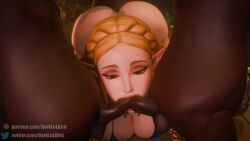 1girls 3boys 3d 3d_animation 3monsters ambiguous_penetration animated animation bikini bikini_top black_male black_penis blonde-haired_female blonde_female blonde_hair blonde_hair_female blowjob bokoblin bokoblin_(breath_of_the_wild) breath_of_the_wild bubble_ass bubble_butt darklulbird double_blowjob double_fellatio double_oral elf elf_ears elf_female elf_girl fellatio fellatio_face female foursome from_behind interspecies longer_than_10_seconds monster mp4 multiple_boys oral oral_penetration oral_sex pounded_from_behind princess_zelda princess_zelda_(memz) red_body red_skin short_hair shorter_than_30_seconds sound tagme the_legend_of_zelda two_dicks_one_mouth video zelda zelda_(breath_of_the_wild)