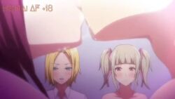 1boy 3girls anus anus_lick big_ass big_balls big_breasts big_penis blonde_hair blonde_hair_female blue_eyes blush brown_hair español hamazaki_reina hentai_af imaizumi_(imaizumin-chi) imaizumi_keita imaizumin-chi_wa_douyara_gal_no_tamariba_ni_natteru_rashii imaizumin_keita kurumizaka_ruri naked naked_female naked_male nori5rou nude nude_female nude_male pink_eyes purple_eyes purple_hair sasaki_yukina sex spanish spanish_dialogue t-rex_(animation_studio) tagme vaginal_penetration vaginal_sex video