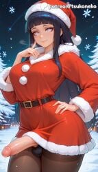 hyuuga hinata from christmas by tsukoneko