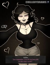 ashley graves from the coffin of andy and leyley by chillguydraws
