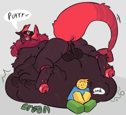 anus balls beast blocky_body bulges forsaken forsaken_(roblox) guest_666 guest_666_(forsaken) gurgle huge_belly koi_567 monster prey_outline roblox robloxian sixer vore vore_belly