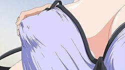 1boy animated breast_grab breasts chichiiro_toiki huge_breasts kawasumi_sayaka male