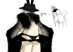 anonymous_male bunny_ears crossdressing dream_game forsaken_(roblox) gay gay_sex mafioso_(dream_game) noyka06 roblox roblox_game sweat yaoi