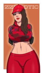 2025 artist_name big big_breasts brown_hair cap female fortnite fortnite:_battle_royale long_hair looking_down ruby_(fortnite) shaved_pussy zzerotic