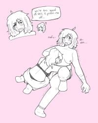 asahina_mafuyu bra braided_hair breasts hair_tied lesbian_sex naked naked_female project_sekai scars scars_on_arm shinonome_ena skirt sucking_nipples topless topless_female two_girls uncensored uncensored_nipples undressed yuri