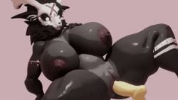 animated big_breasts black_body black_fur female_penetrated gentle gif monster roblox robloxian sex slow_penetration vaginal_penetration vaginal_sex vanilla1145 wendigo white_face white_facepaint