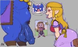 balls being_watched big_balls big_penis blue_body caliginous clothed_female_nude_male echoes_of_wisdom female huge_cock hypnosis imminent_rape imminent_sex male mind_control moblin monster penis princess_zelda protagonistsub_antagonistdom sword_moblin_lv._3 the_legend_of_zelda tongue tongue_out tri_(zelda) walked_in_on zelda_(echoes_of_wisdom)