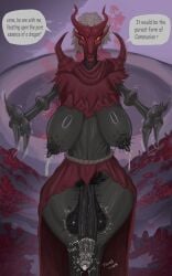 1futa 2024 balls big_balls big_penis breasts bumpy_areola claws cum_drip dragon_claws dragon_communion_priestess dragon_futa dragon_horns dragon_humanoid elden_ring english_text futa_only futanari glands_of_montgomery hairy_balls horns huge_breasts huge_cock huge_thighs intersex lewdcromulo penis pubic_hair sagging_breasts smegma speech_bubble thick_thighs throbbing_penis wide_hips