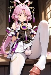 1futa ai_generated artist_request balls balls_bulge big_balls big_penis dickgirl disgusting_smile dominatrix feet foot_feitsh foot_focus foot_on_penis foot_play foot_worship fu_xuan_(honkai:_star_rail) full_package_futanari futa_solo futanari futanari_only honkai:_star_rail honkai_(series) intersex large_penis orange_eyes pênis_bulge penis pink_hair smug_face solo testicles vision_from_below