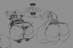3girls alchemist_cookie ass_focus chocolate_bonbon_cookie cookie_run cookie_run_ovenbreak female female_only mintrimo tagme tiger_lily_cookie