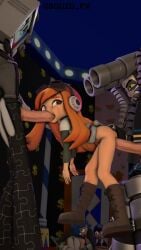 1girls 2boys after_sex fellatio female human_meggy male meggy_spletzer melony_(smg4) mr._puzzles mr._wpnz saiko_bichitaru_(smg4) sex shocked shocked_expression smg4 smg4_(character) spitroast squid_fm tari_(smg4) threesome voyeur voyeurism watching