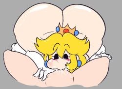 princess peach from mario (series) by lemonadepikachu