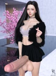 1girls 3d ami_(viiseon) breasts curvaceous curvy curvy_figure female goth goth_futa hips light-skinned_futanari mature mature_futa original original_character slim_waist thick thick_hips thick_legs thick_thighs thighs viiseon voluptuous waist wide_hips