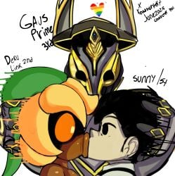 3boys alternate_form alternate_species blowjob_face crossover deku_link deku_scrub dubious_consent forced forced_kiss forced_yaoi gauss_(warframe) gay hero_of_time huge_lips human human_male interspecies khadhunter7 kissing kissing_with_both_sets_of_lips light-skinned_male light_skin link lips male nintendo omori poll_winner pride_month self_upload sunny_(omori) the_legend_of_zelda the_legend_of_zelda:_majora's_mask warframe yaoi
