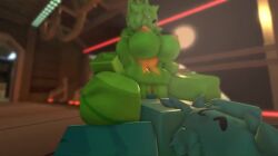 1boy 1girls 3d areolae big_breasts bnarpy breasts cowgirl_position gnarpy_(regretevator) kinlyrr nipples penis pussy regretevator roblox roblox_game robloxian sex tagme thick_thighs thighs video