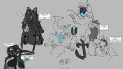 2boys ass balls bliss_(blissfully_blue) furry gay gay_sex male orca pawjobfreak penis roblox roblox_avatar robloxian tagme thighs