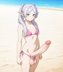 1futa 1futanari 1girls absurdres after_sex aged_up ai_generated alternate_body_type alternate_breast_size areola areola_slip areolae ass ass_focus balls beach before_and_after big_ass big_breasts big_nipples bikini bimbo blush blushing_at_viewer bottom_heavy breast_expansion breast_suppress breasts breasts_bigger_than_head breasts_out bubble_butt cleavage cock covered_nipples covering_breasts cowboy_shot cum cumming curves curvy curvy_body curvy_figure curvy_hips dickgirl elf elf_ears elf_female elf_girl erect_penis erection expansion expansion_sequence female_focus frieren frieren_beyond_journey's_end full_body fully_clothed fully_clothed_female futa_only futa_sans_pussy futanari futanari_only gigantic_breasts girly green_eyes grey_hair gyaru heteronaked hi_res high_resolution highres hips horny horny_female hourglass_figure huge_ass huge_balls huge_boobs huge_breasts huge_butt huge_cock huge_testicles huge_thighs kingdesperadow3 long_hair long_hair_female mage medium_ass medium_breasts medium_penis muscular naked_female navel nipples nude nude_female one-piece_swimsuit open_mouth oppai penis puffy_areola pussy sand sea sequence sexy shiny_clothes shiny_skin shortstack smile solo solo_female solo_focus solo_futa stable_diffusion standing standing_female string_bikini swimsuit testicles thick_ass thick_legs thick_thighs thighs trans transformation upper_body veiny_penis voluptuous voluptuous_female walking white_hair wide_hips worship