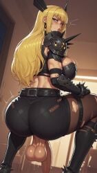 ai_generated althaean bangs big_ass big_breasts blonde_female blonde_hair demon demon_girl emo goth goth_girl magik_(illyana_rasputin) magik_(marvel_rivals) marvel marvel_rivals mutant mutant_(marvel) russian russian_girl