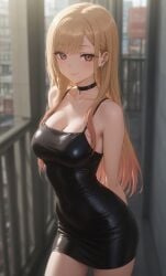 ai_generated blonde_hair cleavage dress female kitagawa_marin nsfwscout sono_bisque_doll_wa_koi_wo_suru