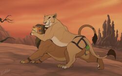 2024 anal anal_sex balls blush chastity_cage chastity_cage_only chastity_device chastity_device_only detailed_background dildo disney dominant dominant_female felid female female_penetrating female_penetrating_male feral feral_on_feral feral_penetrated feral_penetrating feral_penetrating_feral from_behind_position genitals hi_res kiro-kat lion looking_at_viewer male male/female male_penetrated mammal mounting nude object_in_ass pantherine pegging penetration sex sex_toy sex_toy_in_ass sex_toy_insertion sex_toy_penetration signature strapon submissive submissive_male tail tellico_(character) the_lion_king toying_partner transparent_dildo transparent_sex_toy wearing_chastity_cage wearing_chastity_device zira_(the_lion_king)