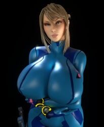 samus aran from metroid by vaako