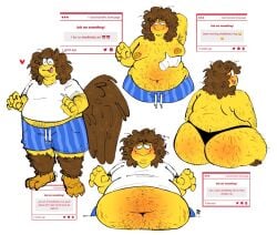 big_butt butt chubby forsaken_(roblox) overweight overweight_male raunchyrodeo shedletsky smile smiling stretch_marks
