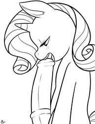 2014 animal_genitalia blush dickgirl equine erection eyelashes friendship_is_magic hair half-closed_eyes horn horsecock intersex mammal megasweet my_little_pony penis rarity_(mlp) solo straight_hair unicorn