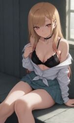 ai_generated blonde_hair female kitagawa_marin nsfwscout school_uniform sono_bisque_doll_wa_koi_wo_suru underwear
