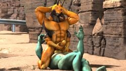bug cliffs facesitting gay humiliation insects lizard male male_dominating_male male_domination male_submission pyro_enthusiast scalie sitting winking winking_at_viewer wrestling