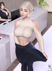 1futa 1girls 3d big_ass big_breasts breasts curvaceous curvy curvy_figure female hips huge_ass huge_breasts intersex large_ass large_breasts light-skinned_female light-skinned_futanari light_skin mature mature_female mature_futa naomi_(viiseon) original original_character slim_waist thick thick_hips thick_legs thick_thighs thighs viiseon voluptuous voluptuous_female voluptuous_futanari waist wide_hips