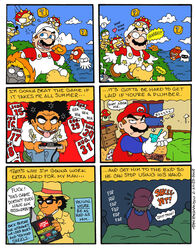 blooper cheep_cheep goomba hammer_bros. koopa_troopa mario mario_(series) nintendo spiny straight_hair super_mario_bros. super_mario_bros._(nes) thebigmansini