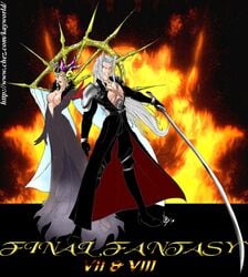 edea_kramer final_fantasy final_fantasy_vii final_fantasy_viii kayworld sephiroth straight_hair tagme