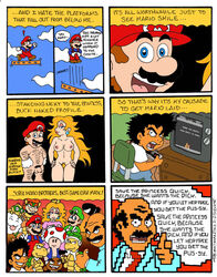 bowser comic female goomba hammer_bros. human koopa_troopa lakitu luigi mario mario_(series) nintendo princess_peach pubic_hair straight_hair super_mario_bros. super_mario_bros._(nes) thebigmansini toad_(mario)