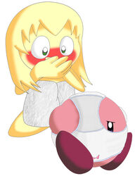 fumu_(kirby) kirby kirby:_right_back_at_ya! kirby_(series) nintendo panties tagme tiff_(kirby) towel