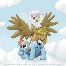 blood cloud domination egg egg_insertion egg_laying egg_transfer female femdom friendship_is_magic furry gilda_(mlp) my_little_pony pregnant rainbow_dash_(mlp) smudge_proof what yuri