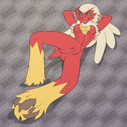 blaziken furry nintendo no_humans pokemon pokemon_(species) pokephilia shmutz-art solo video_games