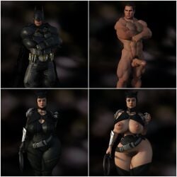 3dcg batman big_ass big_breasts big_penis bruce_wayne catwoman comic milf original_series pussy selina_kyle