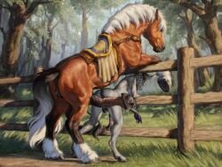 absurd_res after_anal after_sex animal_genitalia animal_penis animal_vulva anthro anthro_on_feral anus asinus balls bent_over bestiality big_flare big_penis bodily_fluids clitoral_winking clitoris cum dominant dominant_herm dominant_intersex donkey duo equid equine equine_anus equine_genitalia equine_penis equine_vulva feral flared_penis genital_fluids genitals herm herm/male hi_res hooves horse huge_filesize huge_flare huge_penis intersex intersex/male intraspecies intraspecies_bestiality larger_feral larger_herm larger_intersex leaking_cum male mammal penis precum puffy_anus scarlanya size_difference smaller_anthro smaller_male submissive submissive_male unguligrade vaginal_fluids vulva
