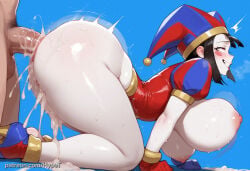 1girl ai_generated alternate_version_at_source anal_penetration ass_grab big_ass big_breasts big_butt big_eyes big_hips blush breasts child_bearing_hips cumming fortnite fortnite:_battle_royale hips_wider_than_shoulders huge_ass huge_breasts hypet pale-skinned_female pale_skin pomni_(the_amazing_digital_circus) sex_from_behind shiny shiny_skin side_view simple_background steam steaming_body tagme the_amazing_digital_circus thick thick_ass thick_hips thick_legs thick_thighs thighs wide_hips